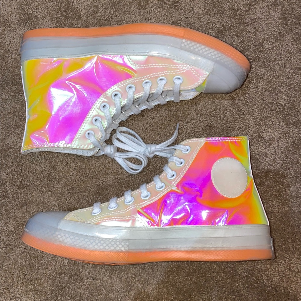 CONVERSE HI- IRIDESCENT CHUCK 70 HIGH TOP women size 9.5